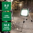 thumbnail image 2 of Metabo HPT 18V MultiVolt Cordless LED Work Light, 10,000 Lumens, 15 Brightness Settings, USB Charging, IP65, 2 of 10