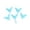 A003- Light Blue, variant on Wall Hooks Pink Bat Shaped Adhesive 5 Pack Decorative Wall Hooks for Bathroom Kitchen Closet Halloween Home Storage Decor