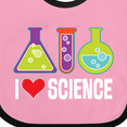 thumbnail image 4 of Inktastic I Love Science Chemistry Teacher Boys or Girls Baby Bib, 4 of 4