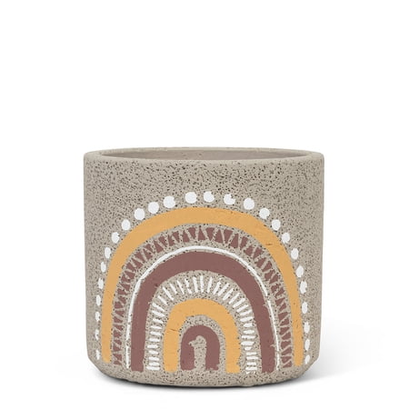 Set of 2 Small Boho Rainbow Planter