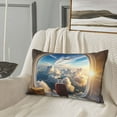 thumbnail image 5 of Balery Sunset Airplane Travel View Bedding Queen Pillow Cases - Envelope Closure - Soft Brushed Microfiber Fabric - Shrinkage and Fade Resistant Pillow Cases-14"x20", 5 of 6