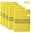 thumbnail image 1 of Chendee 5 Pcs Korean Italy Asian Exfoliating Bath Washcloth Body Scrub Shower Soft Towel,Yellow, 1 of 9