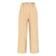 thumbnail image 4 of Amzcrzy Pantalones De Lino Mujer Capri Rayas Moda Pierna Recta Ligeros Holgados Casuales Playa Vacaciones Verano Con Bolsillos Tallas S-2XL Amarillo, 4 of 5