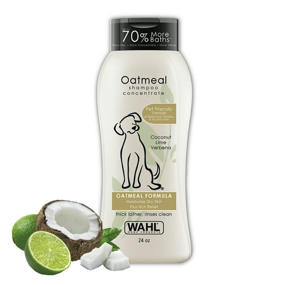 Wahl Oatmeal Dog Shampoo Concentrate, Coconut Lim Verbena Scent - Model 820004A