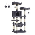 thumbnail image 1 of Torre para Gatos Bluelander 2 M Hamaca Rascador Múltiples Niveles Gris Claro, 1 of 2