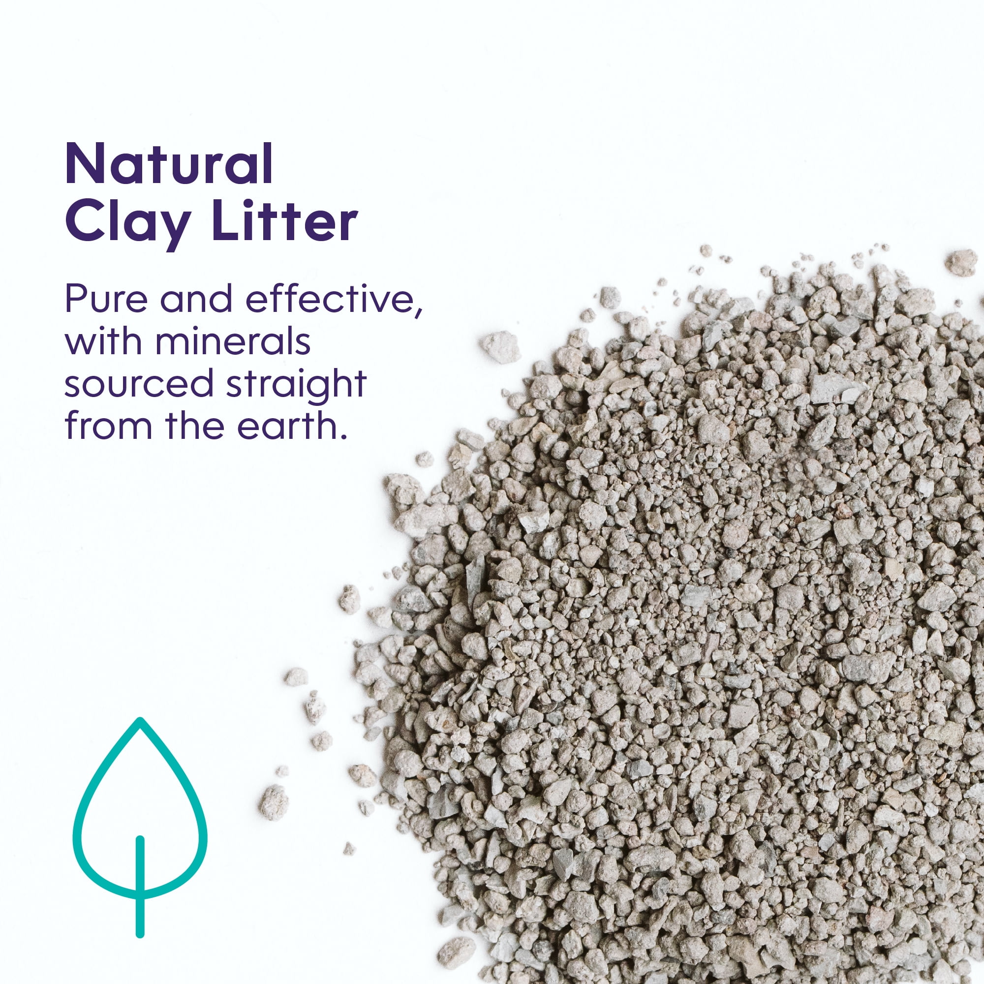 Litter Genie Light Unscented Clumping Cat Litter, 28 lbs with 9 ft refill| Lightweight 20% Lighter Natural Clay | Fast-Clumping, Odor Control, Dust-Free