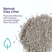 Litter Genie Light Unscented Clumping Cat Litter, 28 lbs with 9 ft refill| Lightweight 20% Lighter Natural Clay | Fast-Clumping, Odor Control, Dust-Free