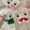 thumbnail image 4 of Dalrosia Womens Fuzzy Socks Fluffy Warm Slipper Winter Comfy Thermal Cozy Plush Sleep Home Cabin Socks, 4 of 4