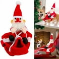 thumbnail image 1 of JUNWELL Christmas Santa Claus Pet Dog Fancy Dress Jacket Coat Costume Outfit Clothes, L, 1 of 5