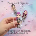thumbnail image 2 of Juguetes guerreras KPOP Figuras guerreras KPOP para niñas Cazadoras 6 muñecas Rumi Zoey Mira Disfraces de Colores y Guerreras, 2 of 8