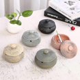 thumbnail image 2 of Ceramic Ashtray With Windproof Lid For Indoor Outdoor Use -black Hy, 2 of 5