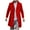 Red, variant on Men's and Winter Business Woolen Coat Novelty Double Breasted Lapel Mid Length Coat for Photoshot