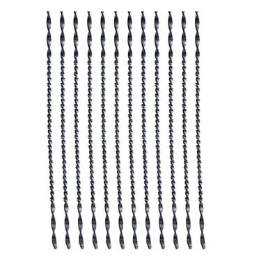 ORDDIART 12Pcs Spiral Steel Blades for Woodworking, 45mm Length, 5.1x0.35x0.35in Size
