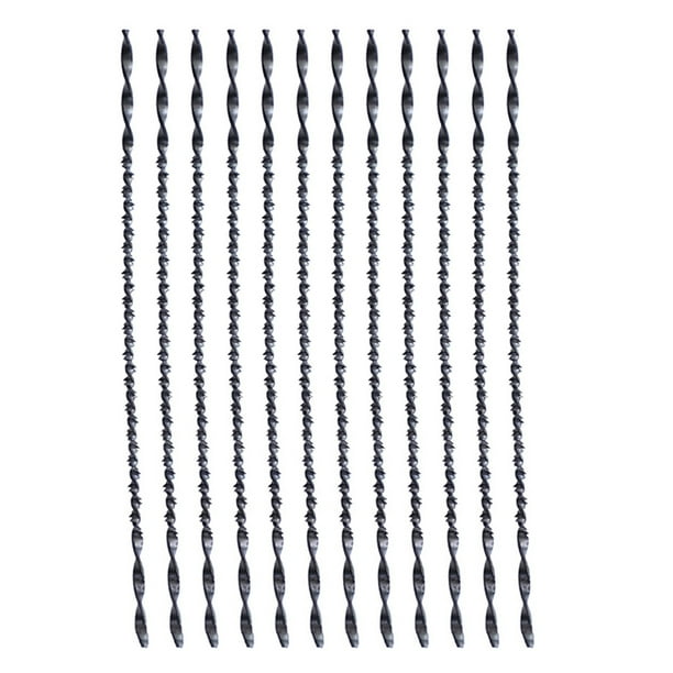 FELTECHELECTR 12 hojas de sierra de calar con dientes en espiral para cortar madera.
