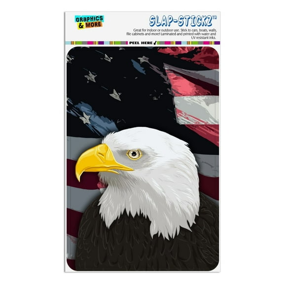 American Bald Eagle Flag USA Patriotic Home Business Office Sign