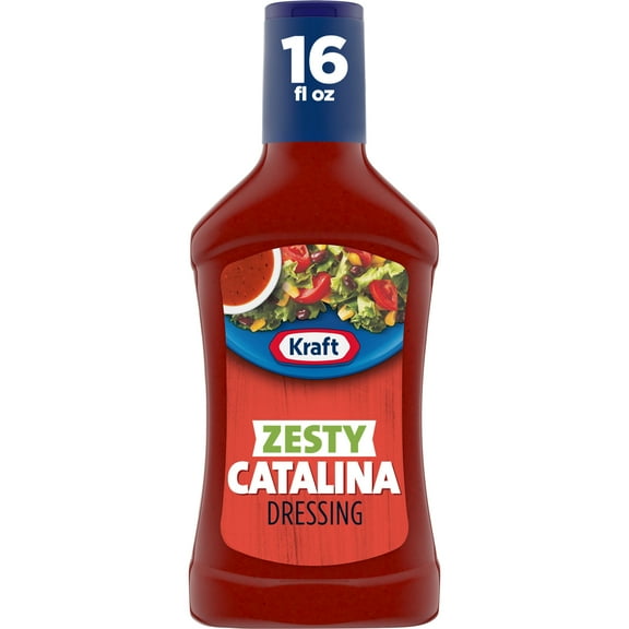 Kraft Zesty Catalina Dressing, 16 fl oz Bottle