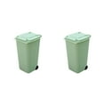 thumbnail image 3 of Transemion Plastic Waste Bins With Lid - Durable And Practical Suitable For All Ages Small And Exquisite green 2Set, 3 of 6