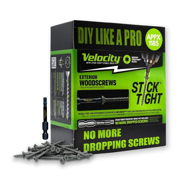 Tornillos para madera Phillips Velocity Exterior 1 1/4 con brocas Torx T20