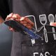 thumbnail image 4 of Pinza para carne de acero inoxidable 304, pinza para pescado, pinza para pan, pinza para barbacoa alargada y gruesa, pinza para comida de picnic y acampada, 4 of 5