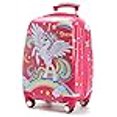 thumbnail image 3 of GURHODVO Valise pour Enfants Valise à Roulettes pour Enfants avec 4 Roues Coque Rigide pour Bébé Voyage (Licorne), 3 of 4