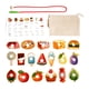 thumbnail image 3 of Juguete de cuentas para encordar, juguete de secuenciación de cuentas, juguete de frutas para encordar, juguetes Montessori para niños pequeños, 3 of 9