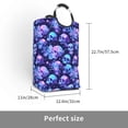 thumbnail image 3 of KLL crystal Skull flower star Laundry Hamper,Large Canvas Fabric Lightweight Storage Basket Toy Organizer Dirty Clothes Collapsible Waterproof, 3 of 6