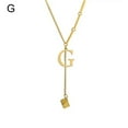 thumbnail image 6 of Fashion Initial Letter Necklace For Women 26 Letter Drop Necklace Not Fade New, 6 of 7