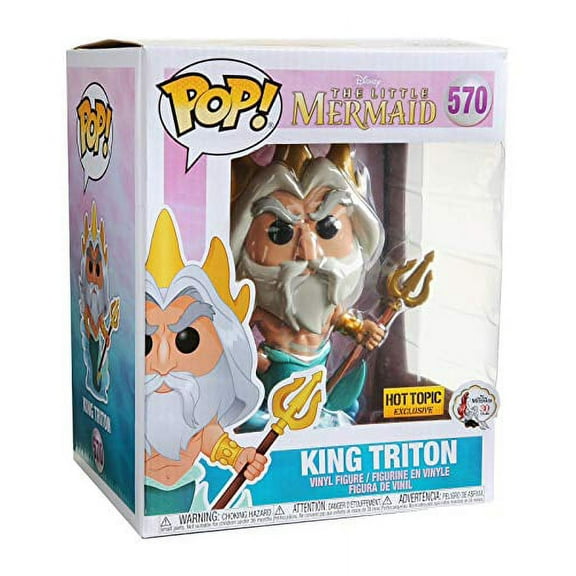 Pop! Disney The Little Mermaid Vinyl Figure 6" King Triton #570 Hot Topic Exclusive