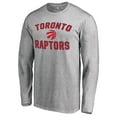thumbnail image 2 of Men's Ash Toronto Raptors Victory Arch Long Sleeve T-Shirt, 2 of 3