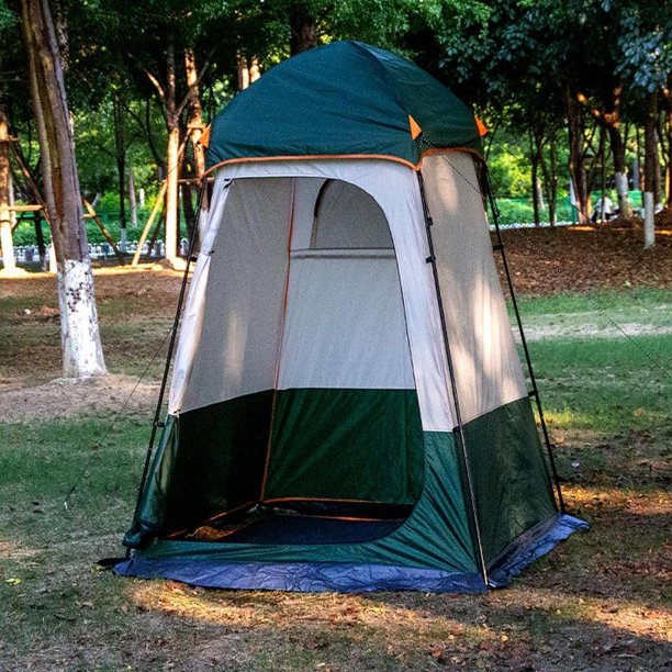 Tienda de carpa de privacidad Tienda de ducha con bolsas de transporte Configuración fácil de refugio portátil Beach Camping Relughing Award. Verde