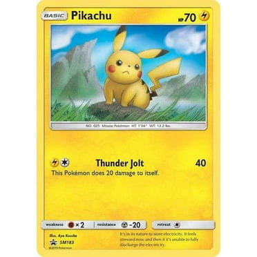 Pokemon Promo Holo Rare Pikachu SM183