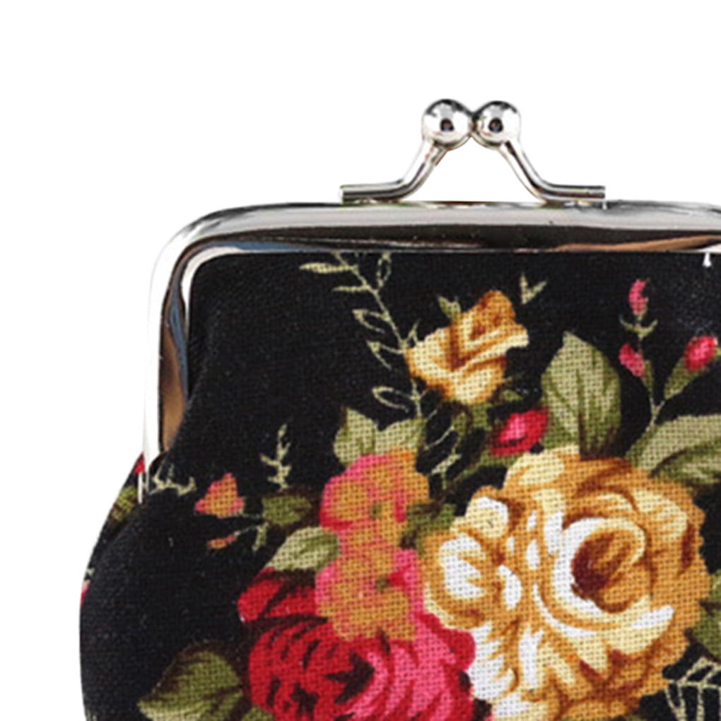 Wholesale 10pcs Embroidery Flower Silk Coin Purse Wallet Clutch Bag Pouch Gift