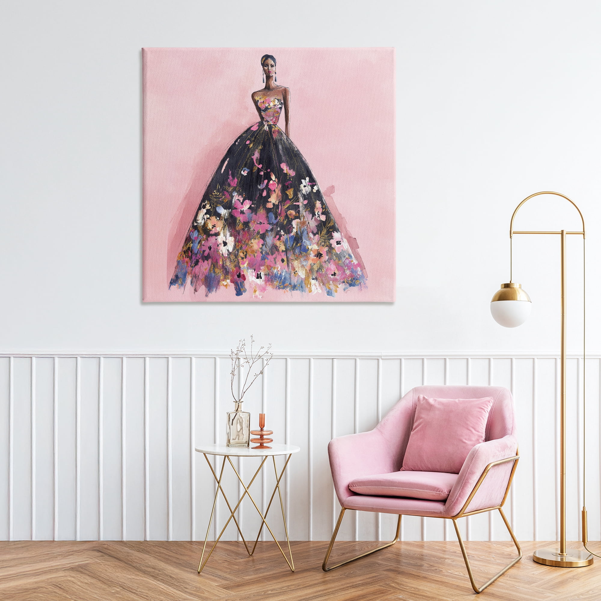 Stupell Industries Floral Reverie Gown Canvas Wall Art, design by Svetlana Aleynikova