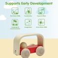 thumbnail image 4 of PlanToys® Wooden Vroom Bus | Montessori Push and Go Toy for Fine Motor Skills, Coordination and Imaginative Play | Eco Friendly Toy Vehicle for Early Learning and Active Play, 4 of 9