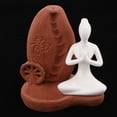 thumbnail image 2 of Quemador de para de Yoga de Reflujo de Cerámica Decoración de de Yoga en hogar BLESIY Quemador de incienso de cono de cerámica, 2 of 8