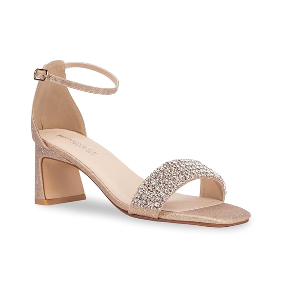 Touch Ups Women's Jade Heeled Sandal, Champagne, 10