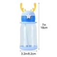 thumbnail image 3 of BUTASY Water Bottle 600ml Sticker Version Deer Large Capacity Cup Cute Deer Straw Water Bottle Leakproof Portable Cup For Adults And Kids Daily/Travel, 3 of 6