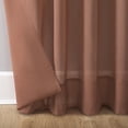 thumbnail image 4 of No. 918 Jillian Crushed Voile Sheer Rod Pocket Curtain Panel, 51" x 84", Cedar, 4 of 6