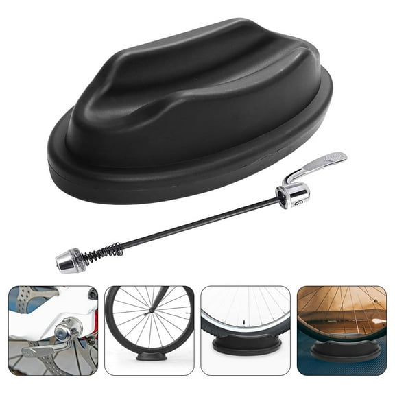 HOMEMAXS Worgeous 1 Set Bike Trainer Stand for Indoor Riding with Front Wheel Pad for Bicycles Riding Platform