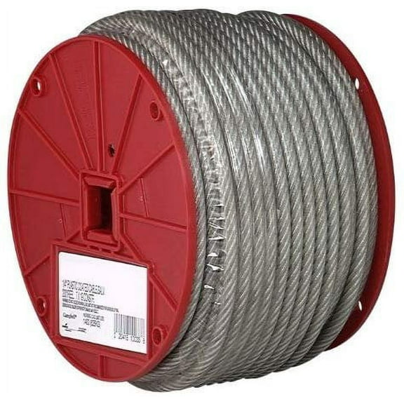 Campbell 7000497 1/8" X 250' Cable Vinyl Coated Reel