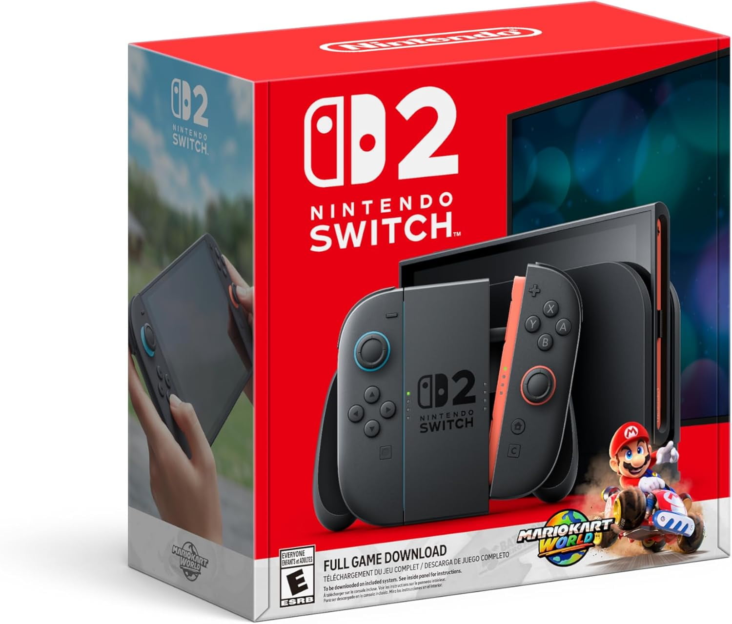 MARIOKART WORLD Nintendo Switch新品未開封 Restored Nintendo Switch™ 2 + Mario Kart™ World Bundle Enhanced