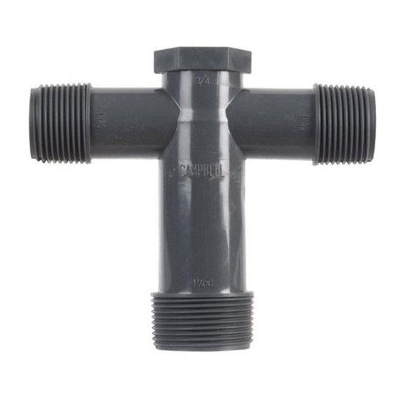 Campbell RPTC54 1 in. PVC Tank Cross