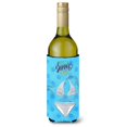 thumbnail image 1 of "Treasures Traje de baño Blue Polkadot Beverage Insulator Hugger, 750 ml, Multicolor" Caroline's Treasures  BB8196LITERK, 1 of 1