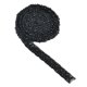 thumbnail image 4 of 1 Yarda Cinta de Borde de Borla Elegante de Galón para Sombrero / Sombrerería Negro Zulema Ajuste del cordón de la cinta del hilado de lana, 4 of 8