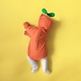 thumbnail image 5 of WIBACKER Infant Fruit Romper Sweatshirt Fancy Costume Outfit Hooded Jumpsuit for Halloween Xmas Gift - Orange, 5 of 11