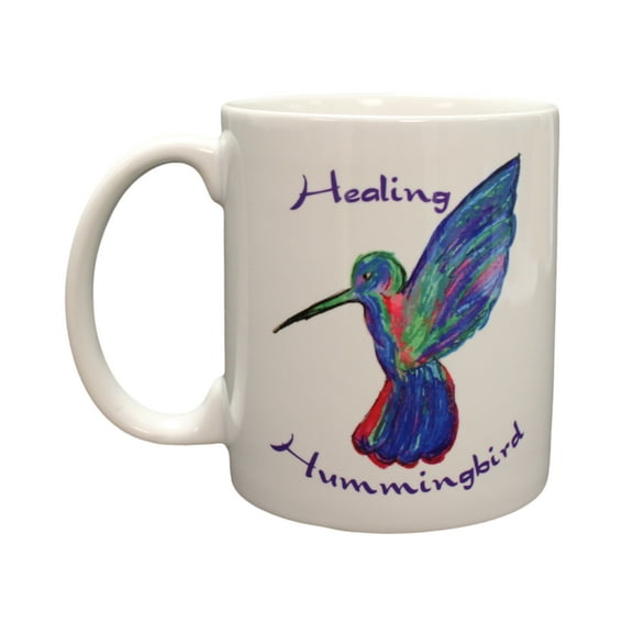 Beautiful Healing Hummingbird Mug
