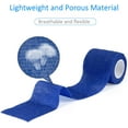 thumbnail image 5 of 6Pcs 2”x 5 Yard Self Adhesive Bandage Wrap Breathable Self Adherent Cohesive Wrap Bandages Vet Tape for Dog Cat Athletic Elastic Cohesive Bandage Wrist Ankle Grip Cover Wrap Tape (Blue), 5 of 5