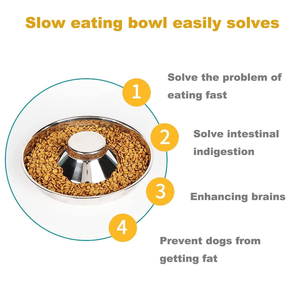 Paraugas Stainless Steel Dog Bowl  Hammered Puppy Litter Food Feeding Weaning for Puppy Food，Puppy Supplies，Stainless Dog Food Bowls， for Large Dogs, Pets Feeder Bowl and