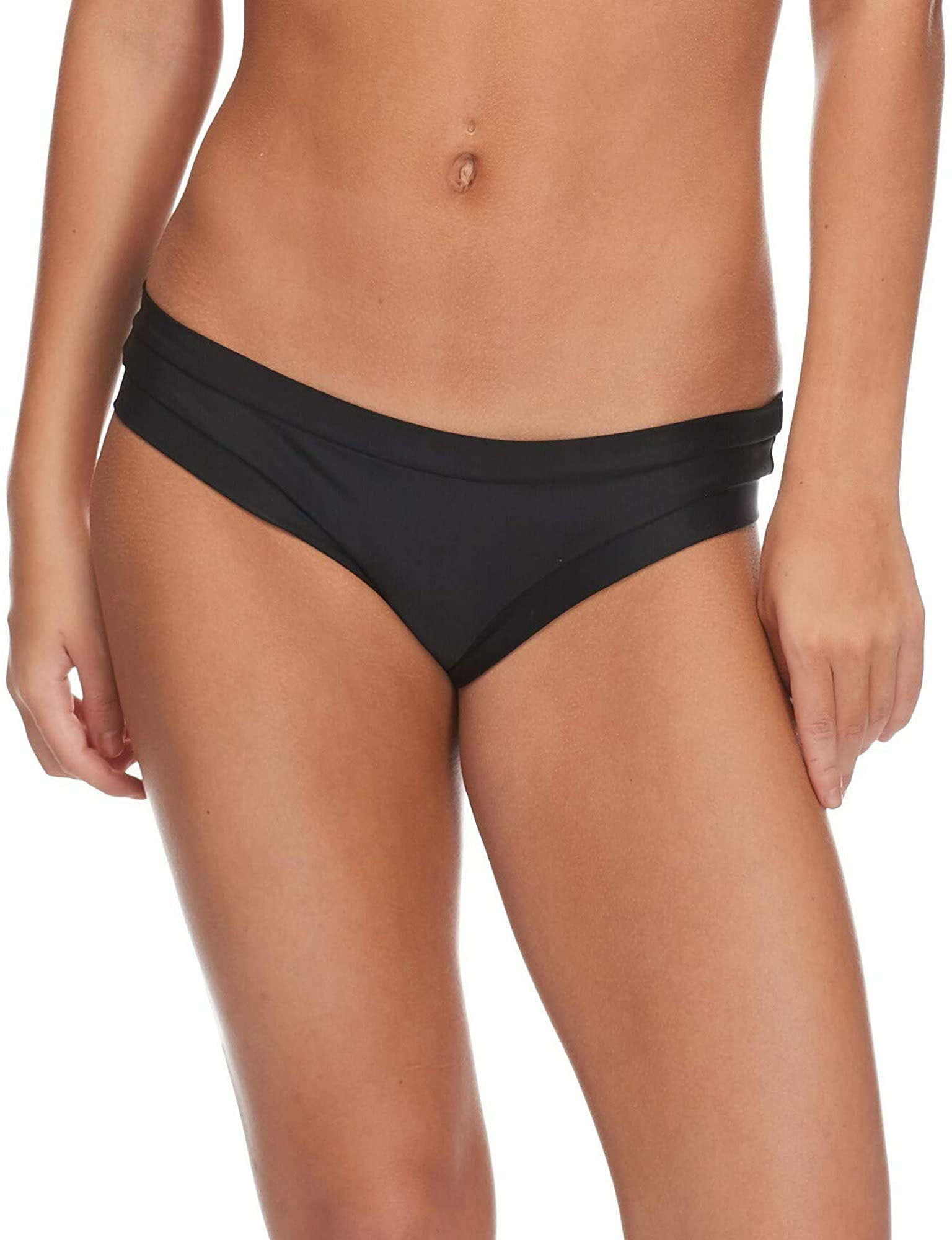 Body Glove Women's Standard Smoothies Audrey Solid Low Rise Bikini Bottom Swimsuit 