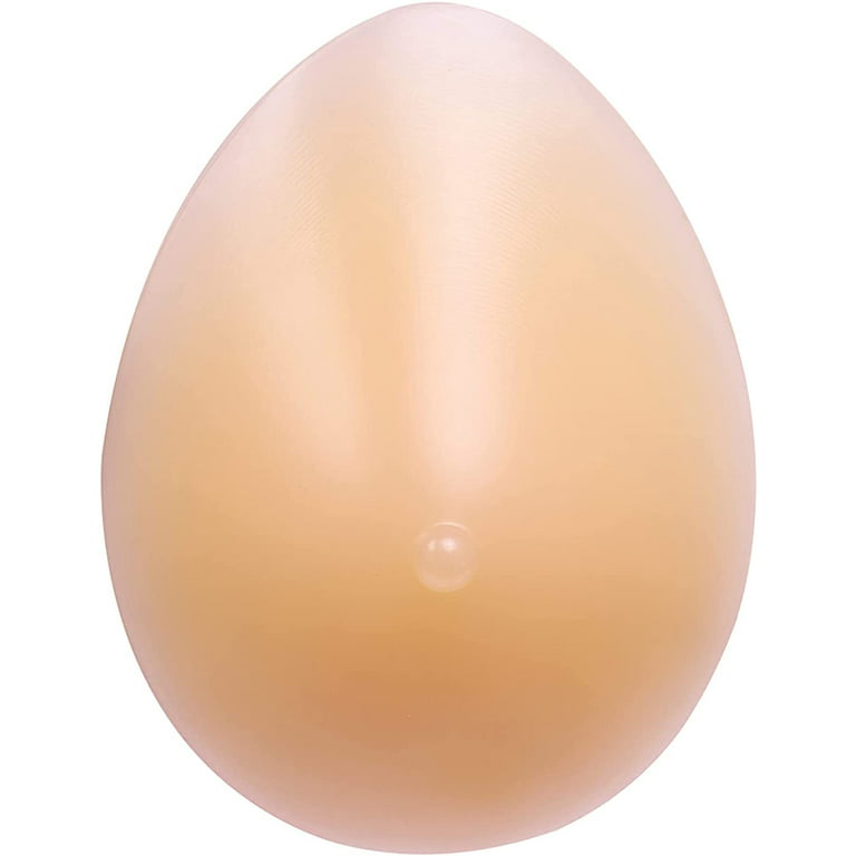 Silicone Prosthesis Breast Forms Boobs Mastectomy (Beige, D Cup